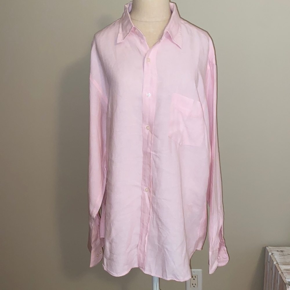 J. Crew Linen Button Down